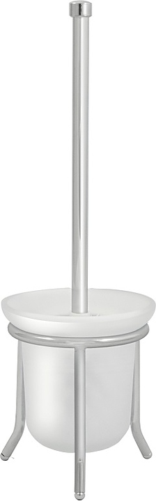 Ершик туалетный Puff Solinne 11062 Base (нерж. сталь / стекло матовое) хром / сатин