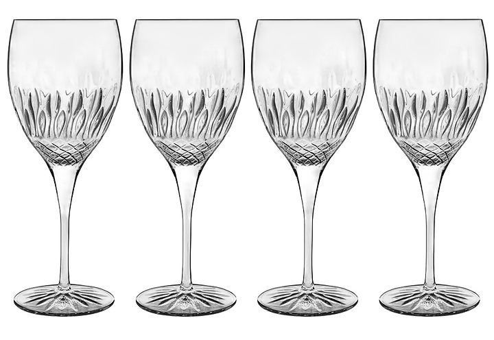 Набор бокалов для красных вин Luigi Bormioli A12757G1002AA01 CHIANTI Diamante 520 мл, 4 шт, хрусталь