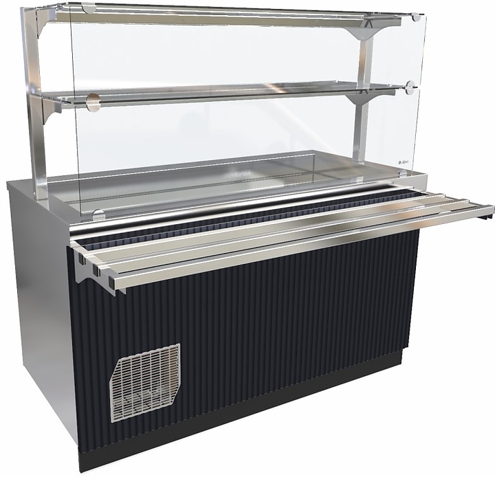 Прилавок-витрина холодильный Abat Сэйла ПВВ(Н)-70Е-03-НШ волна