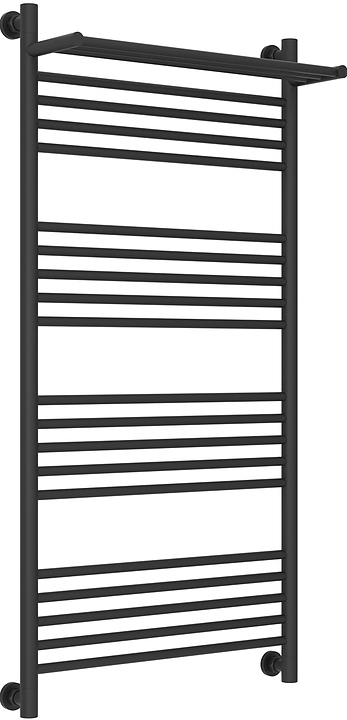 Полотенцесушитель водяной Сунержа Богема с полкой+ 120x60 см темный титан муар