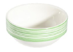 Салатник ID Fine Fresh Green 90011-322112 12 см 350 мл белый, зеленый