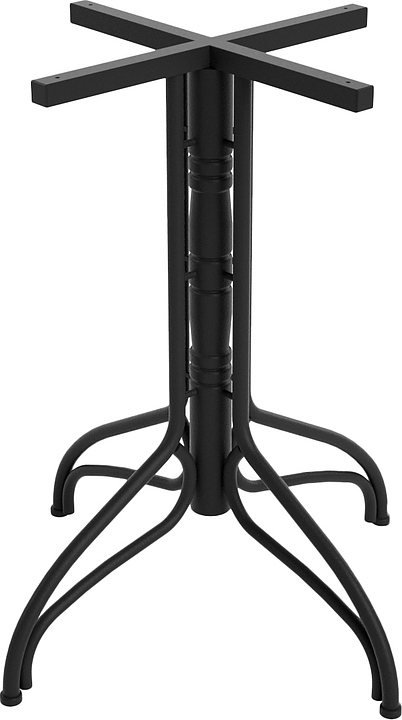 Подстолье Sheffilton SHT-TU25 (металл) черный муар