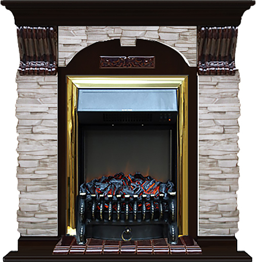 Камин Glenrich Арочный Fobos BR Мисхор №1 венге