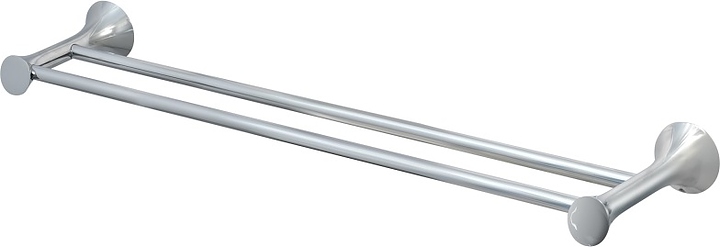 Полотенцедержатель Puff Solinne Y6848 Хром+ двойной (металл) хром