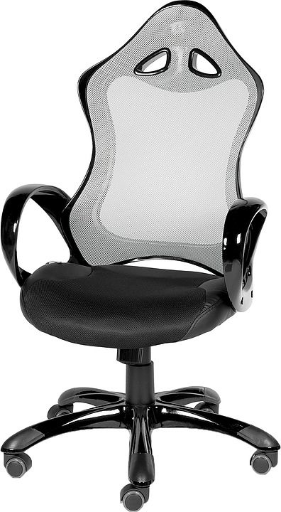 Кресло NORDEN Tesla grey+black