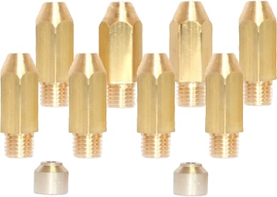 Комплект сопел под сжиженный газ для котла Лемакс ГГУ-65