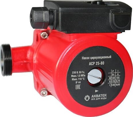 Насос циркуляционный с мокрым ротором Aquatek ACP 32-60 в комплекте с гайками