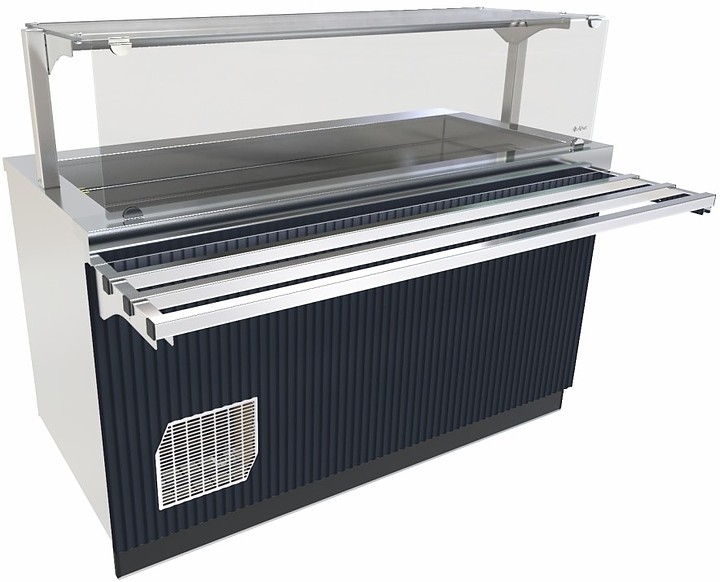 Прилавок-витрина холодильный Abat Сэйла ПВВ(Н)-70Е-01-НШ волна