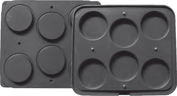 Форма для тарталетницы Pavoni COOKMATIC T