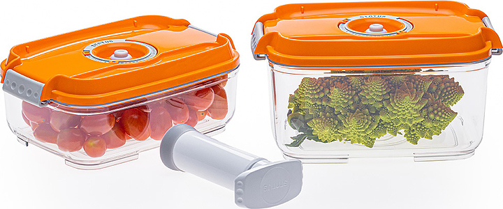 Набор вакуумных контейнеров Status VAC-REC-Duet оранжевый