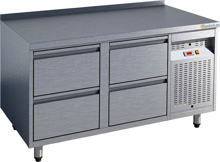 Стол холодильный Gastrolux СОБ2П-136/4Я/S