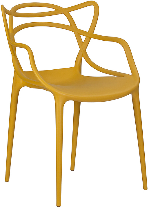 Стул обеденный DOBRIN 601PP-LMZL-N MASTERS (горчичный) 4 шт.