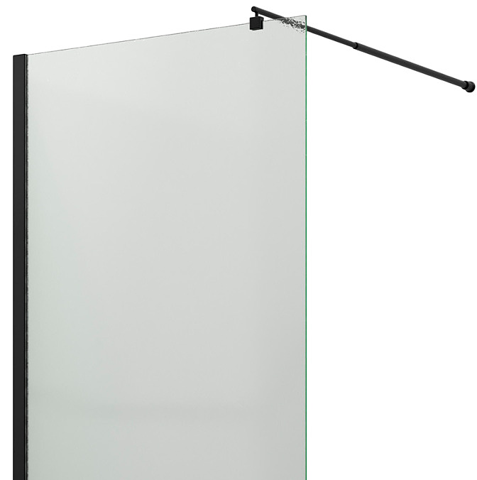 Душевое ограждение Wasserkraft Rur 30W39MB-TXG 2000х900 мм черный