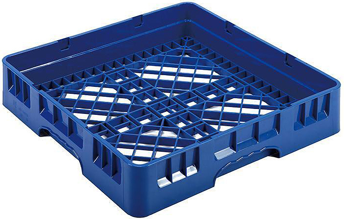 Кассета посудомоечная базовая NORMA 500х500х100 мм закрытая, синяя