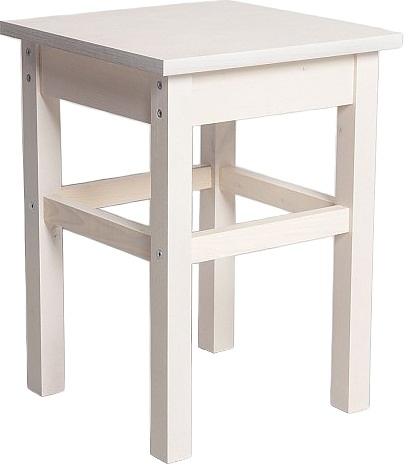 Табурет Hesby Прямая нога (дерево) выбеленная береза