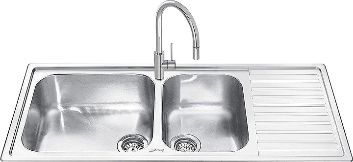 Кухонная мойка SMEG LG116D-2