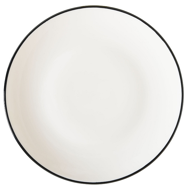 Тарелка Bonna Линеа Черный Гурмэ 77229 d 270 мм