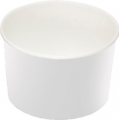 Контейнер с круглым дном Классика-Опт ГН.93.250.01 250 мл D 93 мм белый бумага, 800 шт.