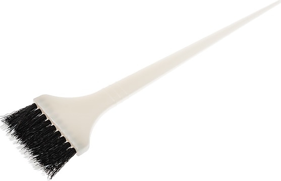 Кисть для окрашивания Harizma h10953-combo, широкая с комбинированной щетиной, белая