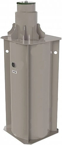 Жироуловитель промышленный Экосети Хуран-C ОПП 18,0-1200 с лестницей и площадкой (вертикальный)