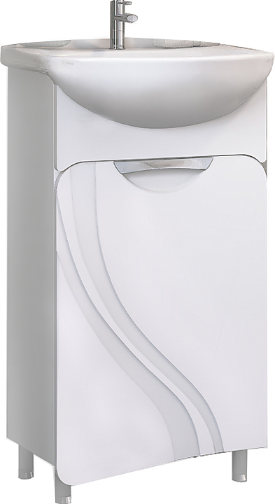 Тумба под раковину Raval Folle 45 напольная белая