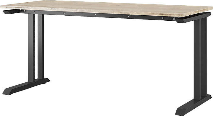 Стол офисный КОБОР L1-100/70 black/natural