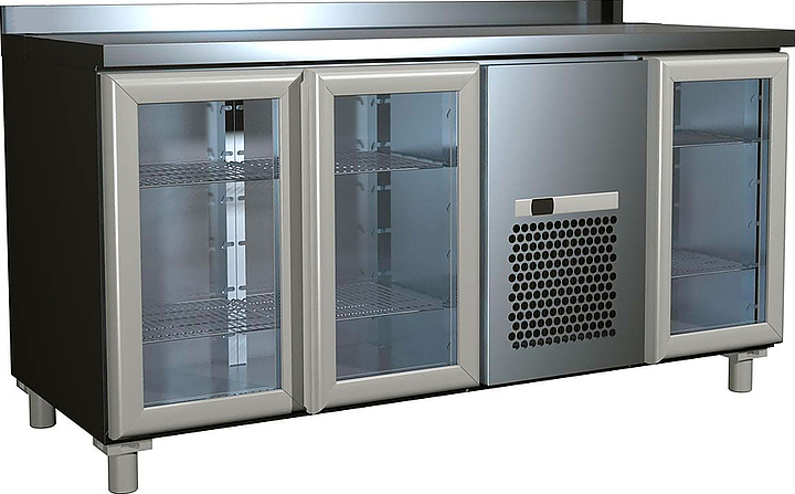 Стол холодильный Carboma T70 M3-1-G 9006-2 (3GNG/NT 111) с бортом