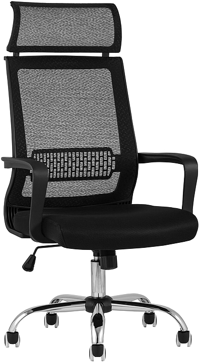 Кресло офисное TopChairs Style черное