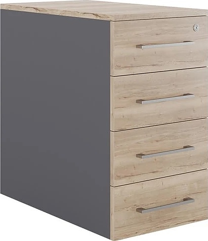 Тумба приставная КОБОР TS4-40/50 graphite/natural