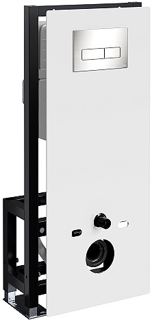 Система инсталляции для подвесного унитаза Wasserkraft Glan 66TLT.010.ME.WH.BN03