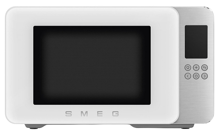 Микроволновая печь SMEG Collezione MOC01WHMEU 29 л с грилем, белый, матовый