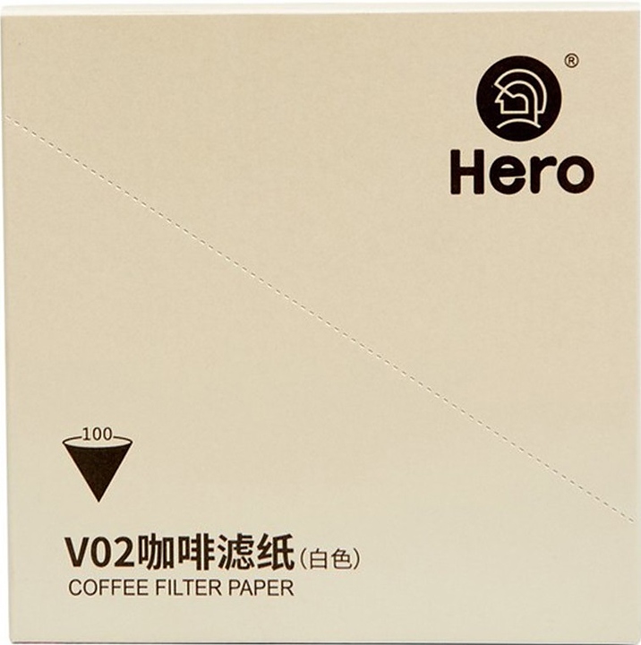 Набор фильтров ZeroHero V02 (100 шт.) отбеленные
