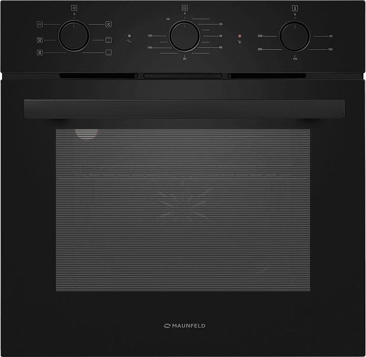 Духовой шкаф Maunfeld AEOF6060B2 черный / стекло
