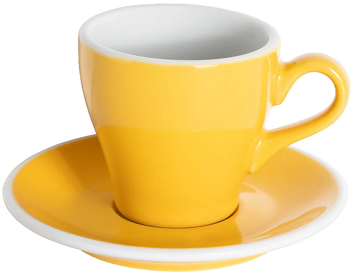 Чашка Loveramics Tulip Coffe Cappuccino Cup C087-29BYE 180 мл, желтый (Yellow)