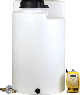 Комплекс дозирования SpaceAqua Dose 803-IMP, емкость 100 л, счетчик Dn15