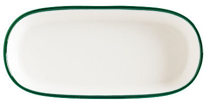 Блюдо для подачи Bonna Линеа Зеленый Хюгге 78084 180х90 мм
