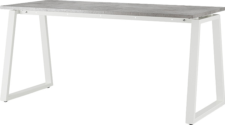 Стол компьютерный КОБОР КTR-180/80 white/chicago