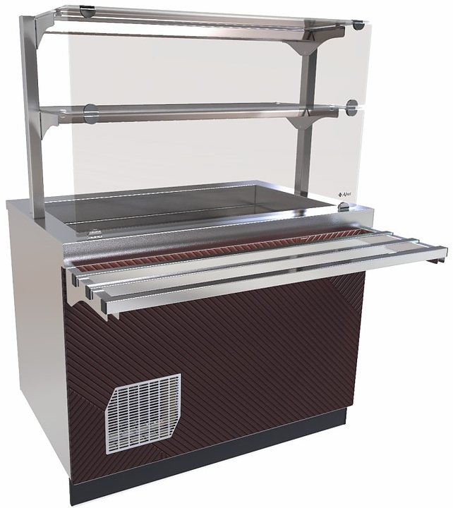 Прилавок-витрина холодильный Abat Сэйла ПВВ(Н)-70Е-02-НШ оригами
