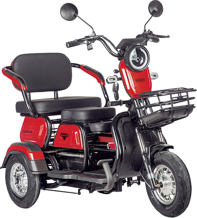 Трицикл Rutrike Gelbert Caf красный