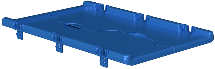 Крышка iPlast LF-64 голубая