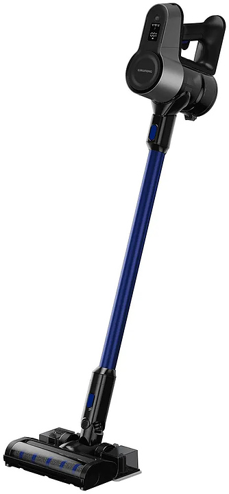 Пылесос вертикальный беспроводной Grundig VCP 7230 WET синий, серебристый
