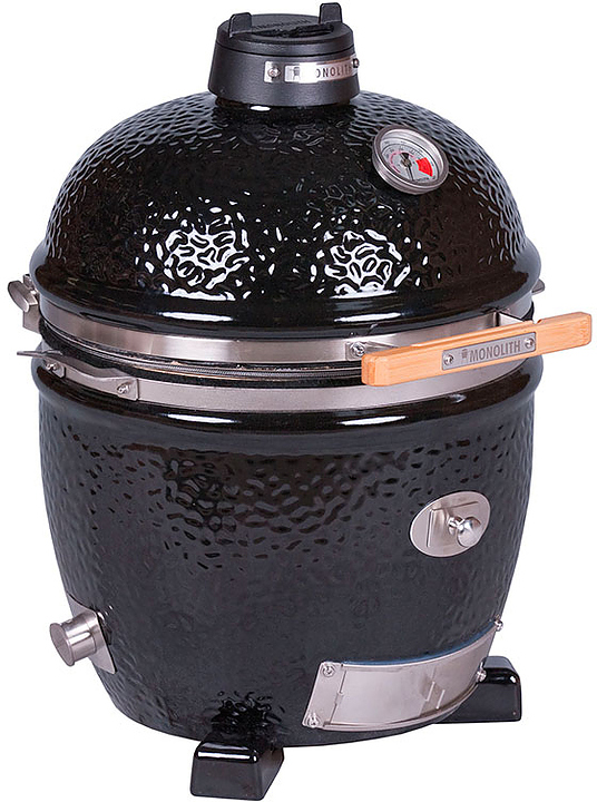 Гриль керамический Monolith Grill Junior Pro Serie 2.0 черный без подставки