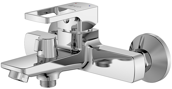 Смеситель для ванны и душа настенный IDDIS BILD BILSB00i02WA