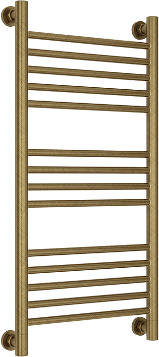 Полотенцесушитель водяной Сунержа Богема+ 80x40 см с прямой перемычкой, состаренная бронза