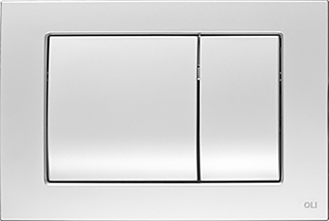 Кнопка смыва OLI METAL 656006, хром матовый