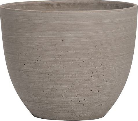 Кашпо Pottery Pots Coral (18х15 см) серое