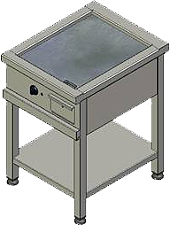 Гриль индукционный Heidebrenner ETK-I-GR "Танега" 751236