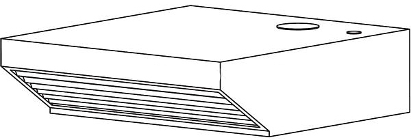 Зонт вытяжной Lainox KKC 101