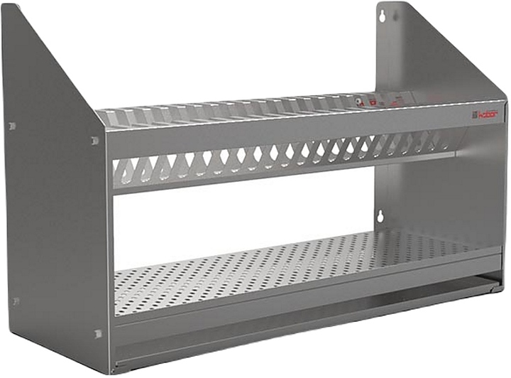 Полка настенная для тарелок и стаканов КОБОР ПКТ/С-80/30