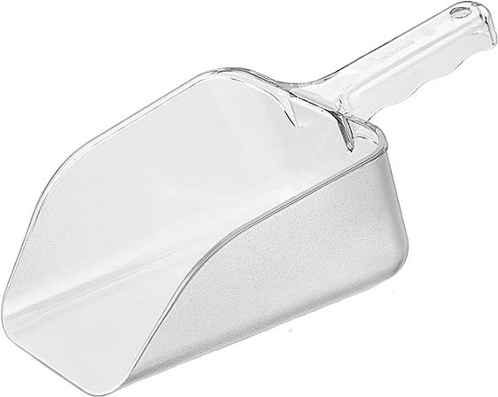 Совок для льда и сыпучих продуктов Gastroplast 750 мл 280 мм (поликарбонат) прозрачный